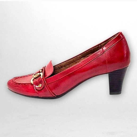 Aerosoles Red HEELREST High Heels Size 6.5 - Picture 6 of 8